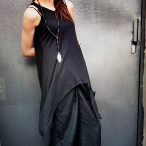 Aakasha extravagant maxi hem tunic tank top